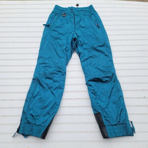 Couloir Entrant Thermothin Womens  Snowboard/Ski Pants Nylon Turquoise Green  6